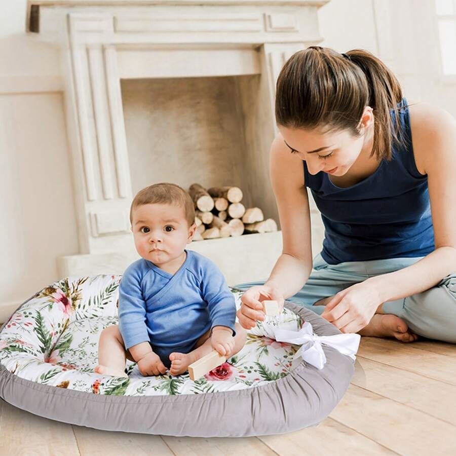 Berceau Bébé - NidPortableBébé™ - Fleurs - Bonne Nuit Bébé