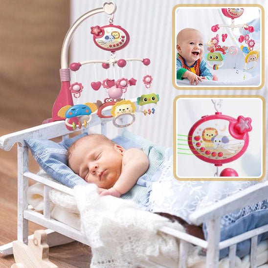 Mobile musical bébé - MusicalCribBell™ - Bleu - Bonne Nuit Bébé