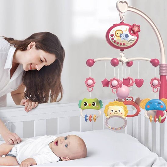 Mobile musical bébé - MusicalCribBell™ - Bleu - Bonne Nuit Bébé