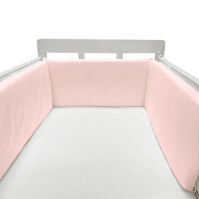 Tour de lit pare - chocs - BabyProtection™ - Couleurs unies - Bonne Nuit Bébé