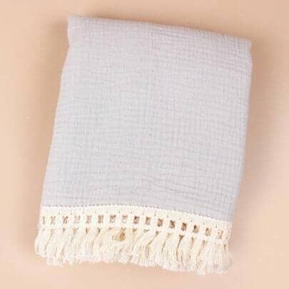 Couverture Bebe - BabyBlanket™ - Gris - Bonne Nuit Bébé