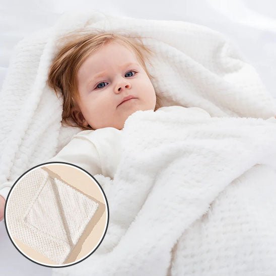 Couverture bébé douce - BabyBlanket™ - Bleu pâle - Bonne Nuit Bébé