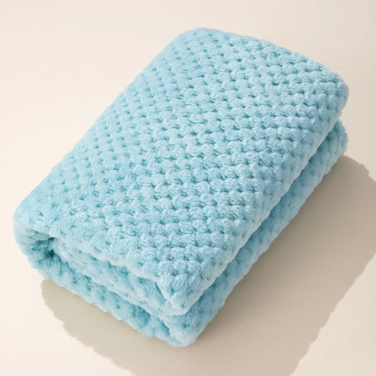 Couverture bébé douce - BabyBlanket™ - Bleu pâle - Bonne Nuit Bébé