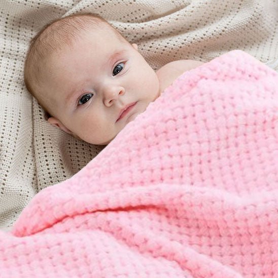 Couverture bébé douce - BabyBlanket™ - Bleu pâle - Bonne Nuit Bébé