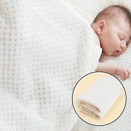 Couverture bébé douce - BabyBlanket™ - Bleu pâle - Bonne Nuit Bébé