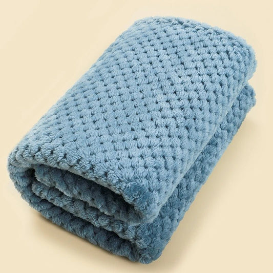 Couverture bébé douce - BabyBlanket™ - Bleu pâle - Bonne Nuit Bébé