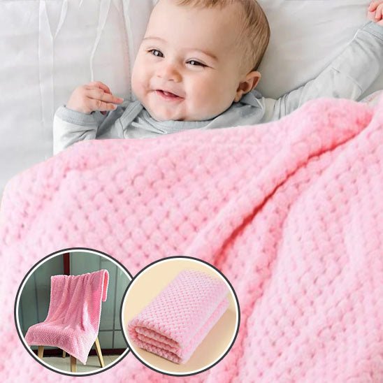 Couverture bébé douce - BabyBlanket™ - Bleu pâle - Bonne Nuit Bébé