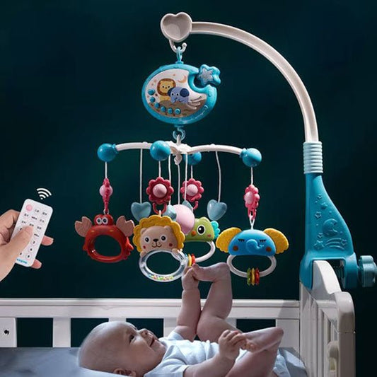 Mobile musical bébé - MusicalCribBell™ - Bleu - Bonne Nuit Bébé