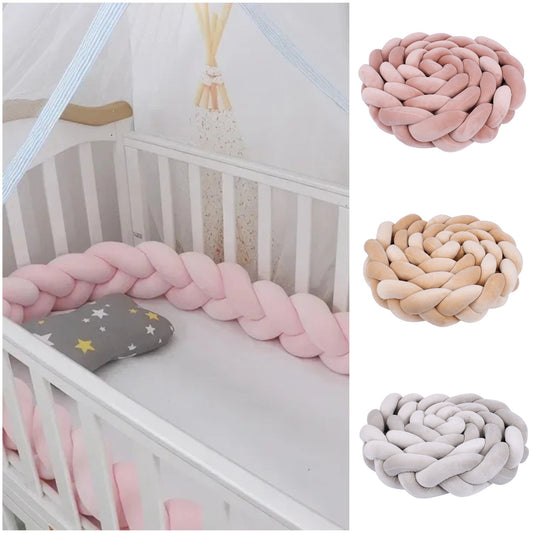 Tour de Lit Bebe - CozyKnot™ - 1 Couleur - Bonne Nuit Bébé