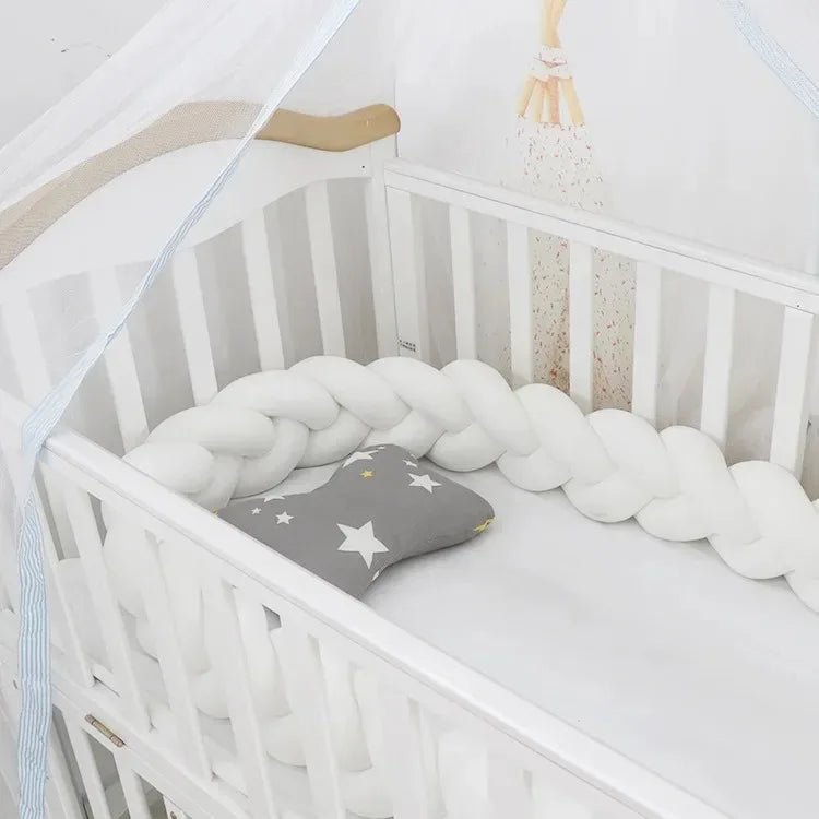 Tour de Lit Bebe - CozyKnot2™ - Gris - Bonne Nuit Bébé