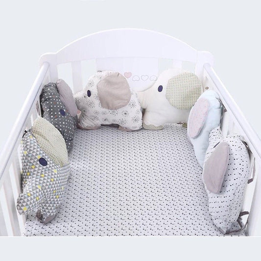 Tour de lit pare choc - Éléphants - Bonne Nuit Bébé