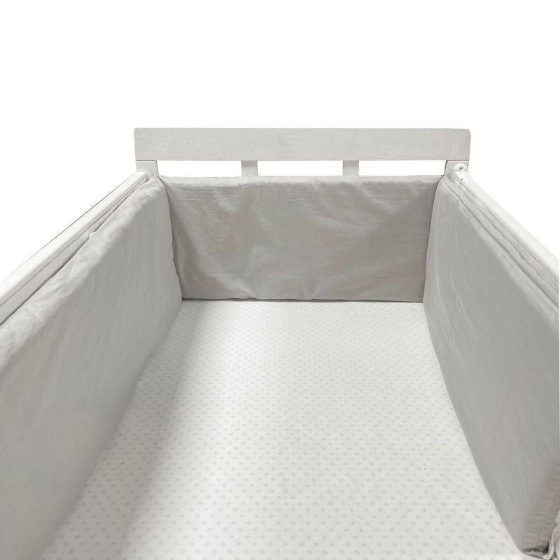 Tour de lit pare - chocs - BabyProtection™ - Couleurs unies - Bonne Nuit Bébé