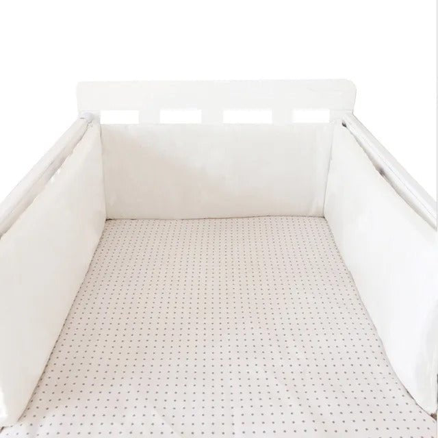 Tour de lit pare - chocs - BabyProtection™ - Couleurs unies - Bonne Nuit Bébé