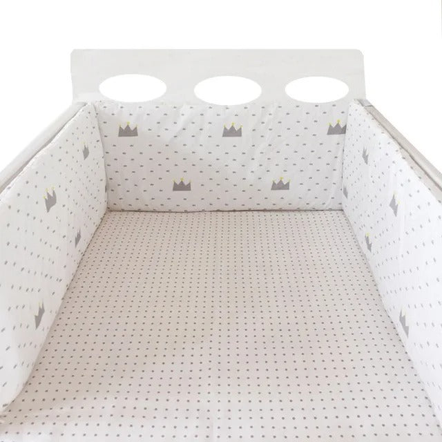 Tour de lit pare - chocs - BabyProtection™ - Couronnes - Bonne Nuit Bébé