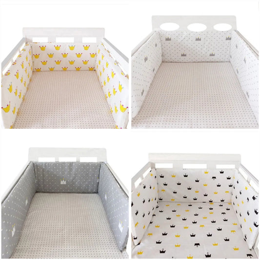 Tour de lit pare - chocs - BabyProtection™ - Couronnes - Bonne Nuit Bébé