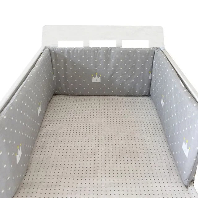 Tour de lit pare - chocs - BabyProtection™ - Couronnes - Bonne Nuit Bébé