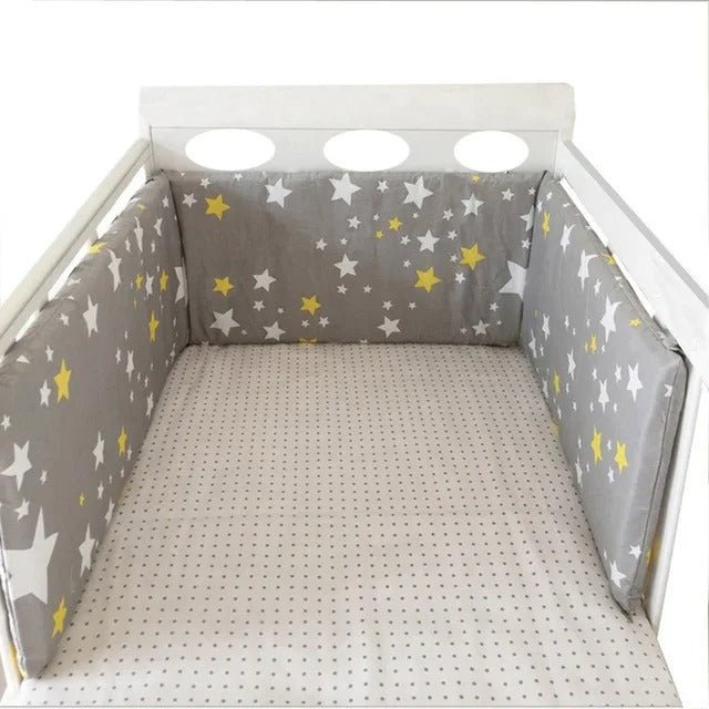 Tour de lit pare - chocs - BabyProtection™ - Étoiles - Bonne Nuit Bébé