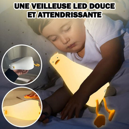 Veilleuse bébé - CartoonAnimals™ - Canard Couché - Bonne Nuit Bébé